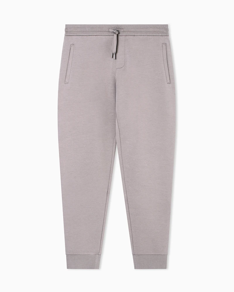 Armani Exchange - Jogger pants with logo on the back, Man, Beige, Size: