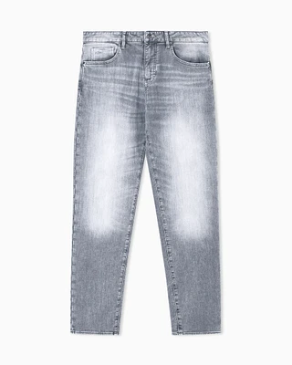 Armani Exchange - Slim Jeans, Man, Grey, Size: