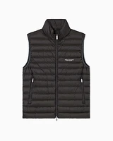 Armani Exchange - Full zip sleeveless down jacket, Man, Brown, Size: