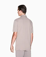 Armani Exchange - Regular fit cotton polo with logo, Man, Beige, Size: