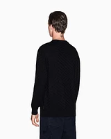 Armani Exchange - Jumpers, Man, Black, Size: