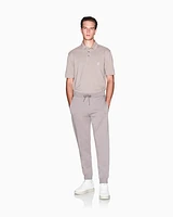 Armani Exchange - Regular fit cotton polo with logo, Man, Beige, Size: