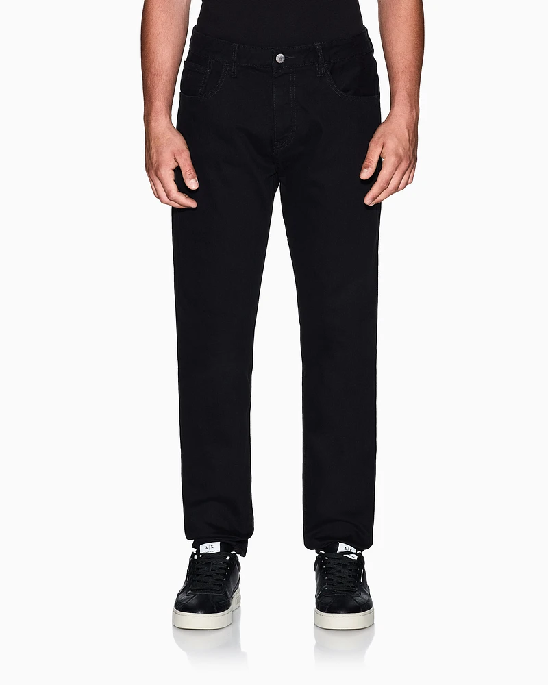 Armani Exchange - Slim Jeans, Man, Black, Size: