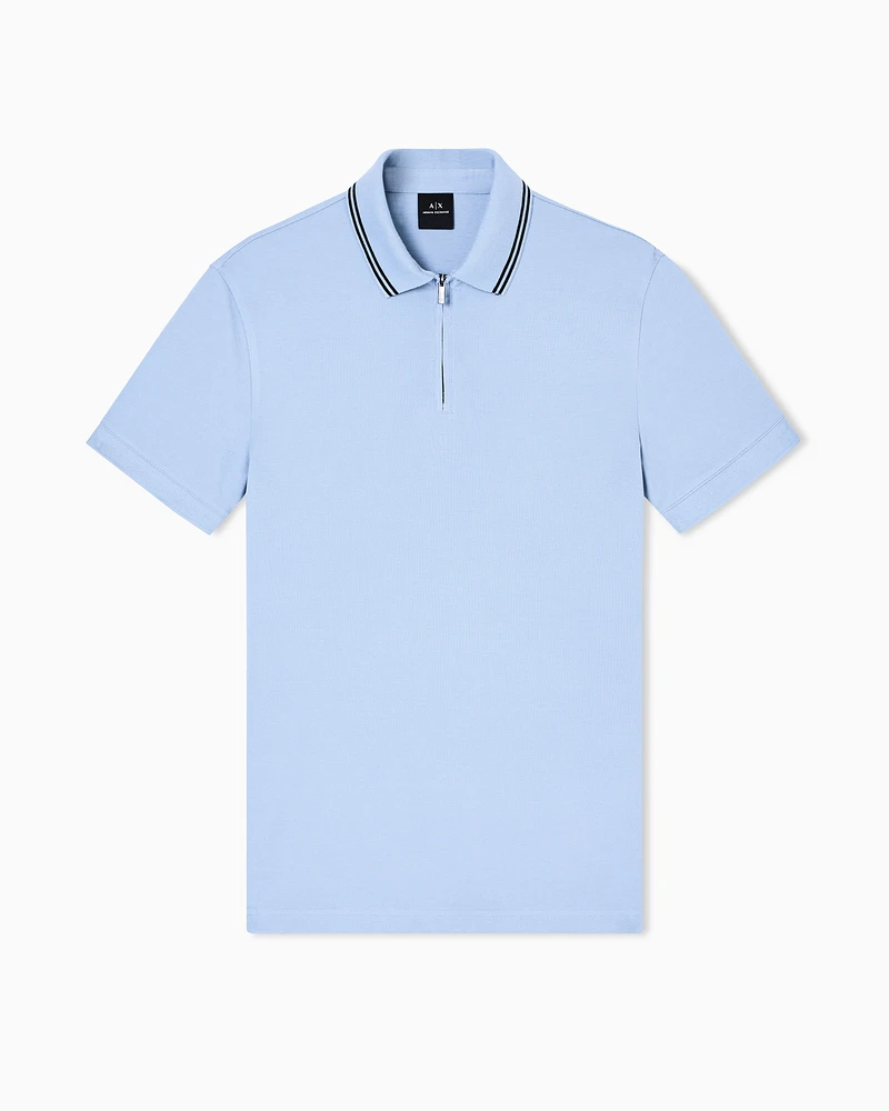Armani Exchange - Polo Shirts, Man, Light_blue, Size: