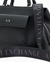 Armani Exchange - Top Handles, Woman, Black, Size: TU