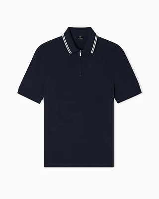 Armani Exchange - Polo Shirts, Man, Navy_blue, Size: