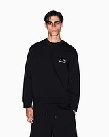 Armani Exchange - Sweatshirts without Hood, Man, Black, Size: