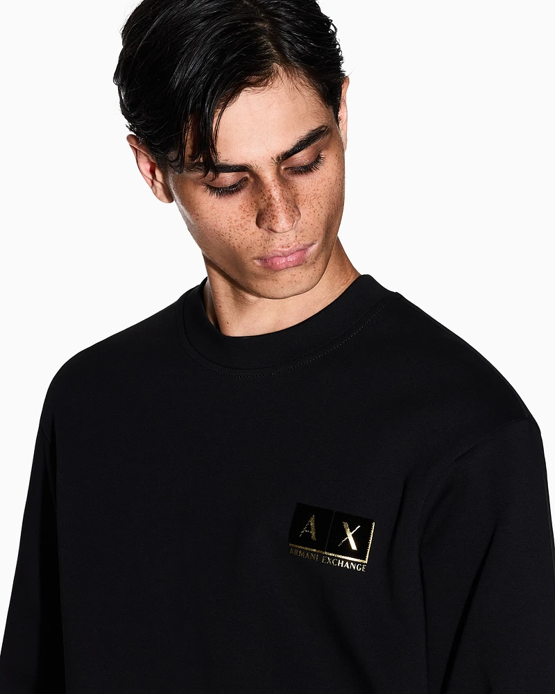 Armani Exchange - Sweatshirts without Hood, Man, Black, Size: