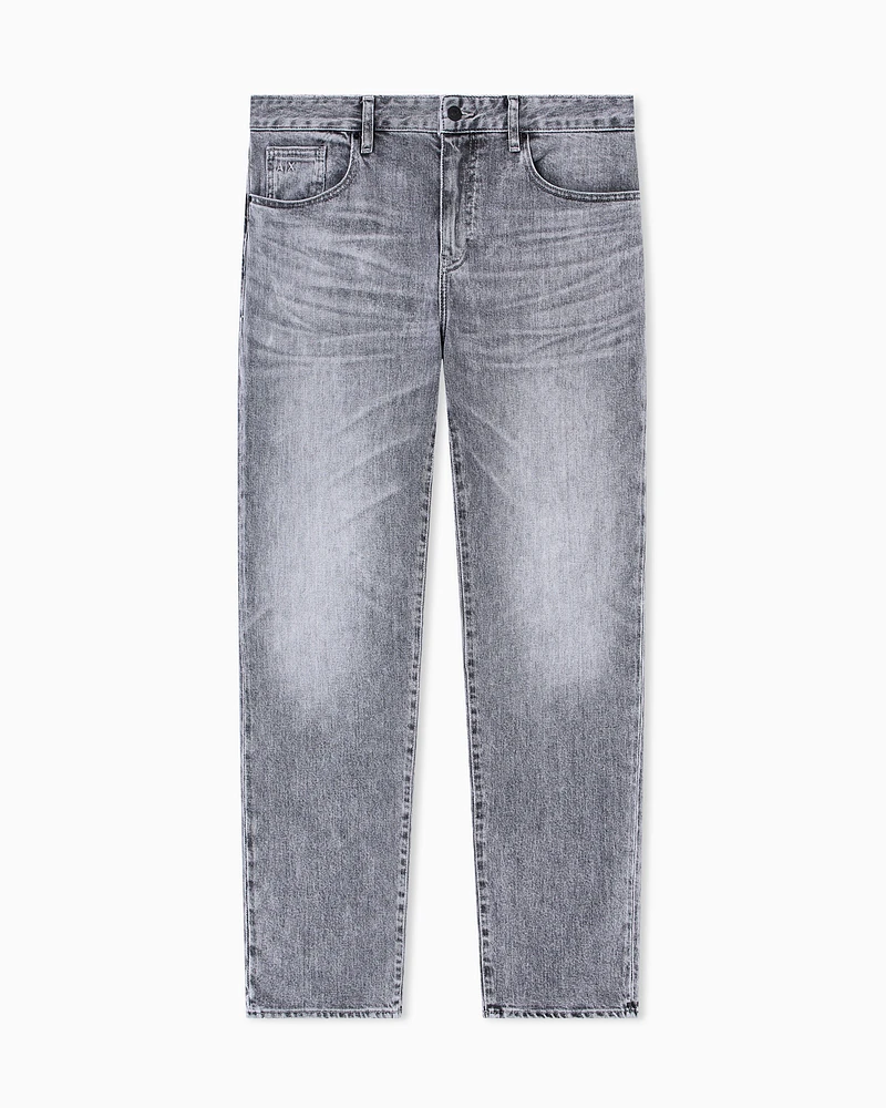 Armani Exchange - Slim Jeans, Man, Grey, Size: