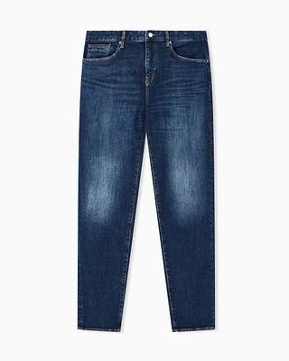Armani Exchange - Slim Fit Denim Jeans, Man, Blue, Size: