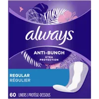 Always Anti-Bunch Xtra Protection Daily Liners Regular Unscented, Anti Bunch Helps You Feel Comfortable