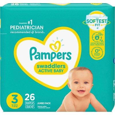 Pampers Swaddlers Active Baby Diaper Size 3