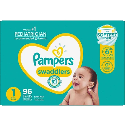 Pampers Swaddlers Diapers Size Count