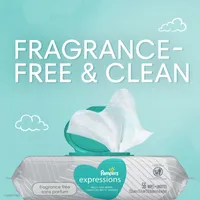 PAMPERS BABY WIPES EXPRESSIONS 1X FTMT Frag Free 8/56