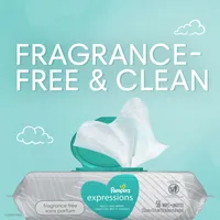 PAMPERS BABY WIPES EXPRESSIONS 3XFTMT Frag Free 4/168