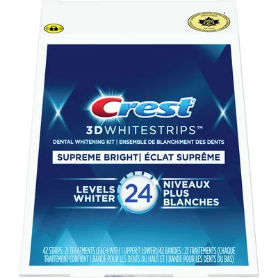 Crest 3D White Whitestrips Supreme FlexFit, 21 Treatments