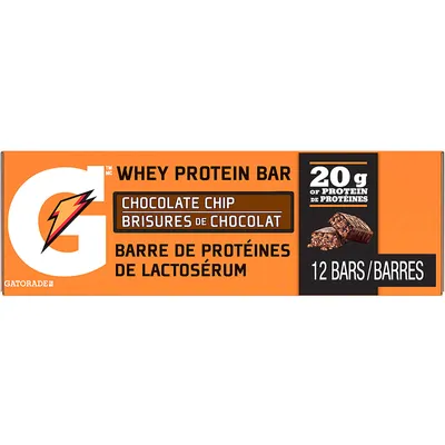 Recovery Chocolate Chip Whey Protein Bars