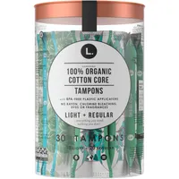 Organic Cotton Tampons Multipack - Light + Regular 30 Count