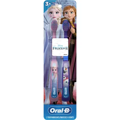 Oral B Frozen Toothbrush Soft 2ct
