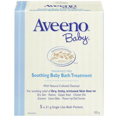 Aveeno - Aveeno, Baby - Soothing Bath Treatment, Eczema Therapy (5 count), Shop