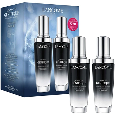 Advanced Génifique Youth Activating Serum Duo with Hyaluronic Acid and Vitamin Cg