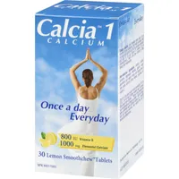 Calcia 1 Calcium with Vitamin D 1000MG Calcium Lemon