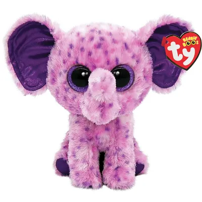 Eva - elephant purple plush