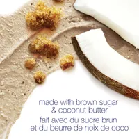 Dove  Exfoliating Body Polish for silky smooth skin Brown Sugar & Coconut Butter body scrub exfoliates & restores skin's natural nutrients 298 g