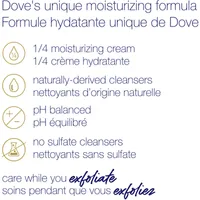 Dove  Exfoliating Body Polish for silky smooth skin Brown Sugar & Coconut Butter body scrub exfoliates & restores skin's natural nutrients 298 g