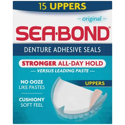 SEA BOND Denture Adhesive Seals Upper