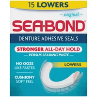 SEA BOND Denture Adhesive Seals Lower