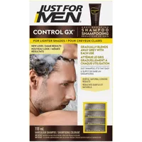 Just For Men Control GX Light Shades Grey Reducing Shampoo, For Lighter Shades of Hair