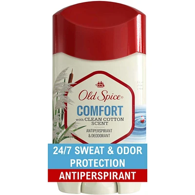 Men's Antiperspirant & Deodorant Comfort with Clean Cotton Scent