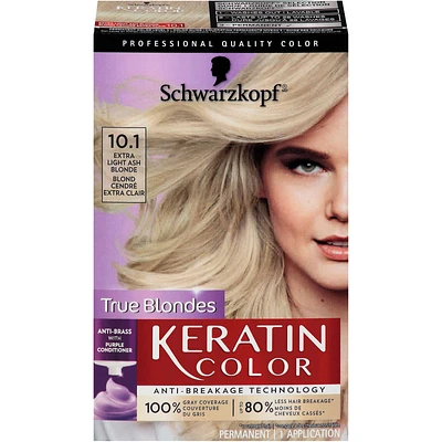 Keratin Color Permanent Hair Cream, 9.0 Honey Blonde