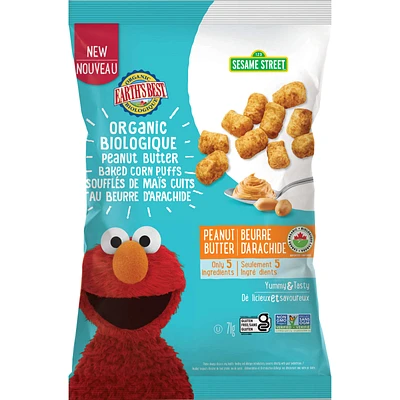 Organic Peanut Butter Baked Corn Puffs