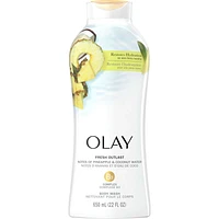 Fresh Outlast Paraben Free Body Wash with Rejuvenating Notes of Pineapple and Coconut Water