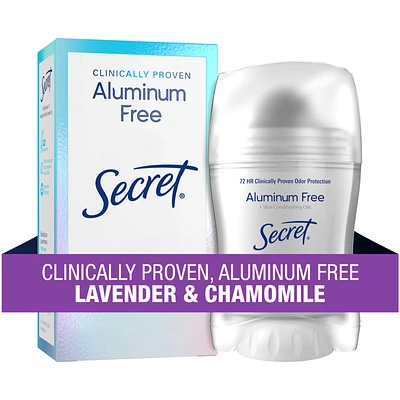 Clinically Proven Aluminum Free Deodorant for Women Lavender & Chamomile