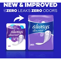 Incontinence Panty Liners for Bladder Leaks, 2 Size, Very Light Absorbency