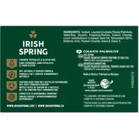 Irish Spring Original Clean Deodorant Bar Soap for Men, 104.7 g, 3 Pack
