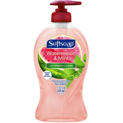 Softsoap Hydrating 
Liquid Hand Soap Pump, Watermelon & Mint - 332 ML