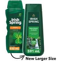 Irish Spring Original Clean Body Wash for Men, 591 mL