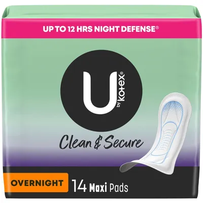 Security Maxi Pad, Overnight, Unscented
