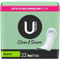 Security Maxi Pads, Heavy Flow, Long, Unscented