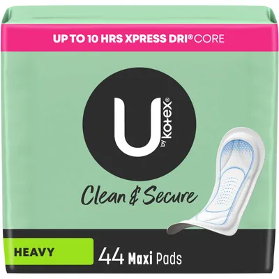 Security Maxi Feminine Pads, Heavy Absorbency, Unscented