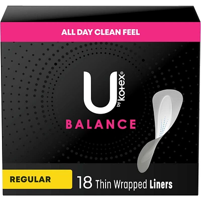 Balance Daily Wrapped Panty Liners, Light Absorbency, Regular Length