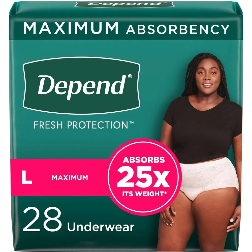 FIT-FLEX Incontinence Underwear for Women, Maximum Absorbency