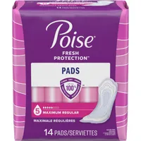 Incontinence Pads, Maximum Absorbency