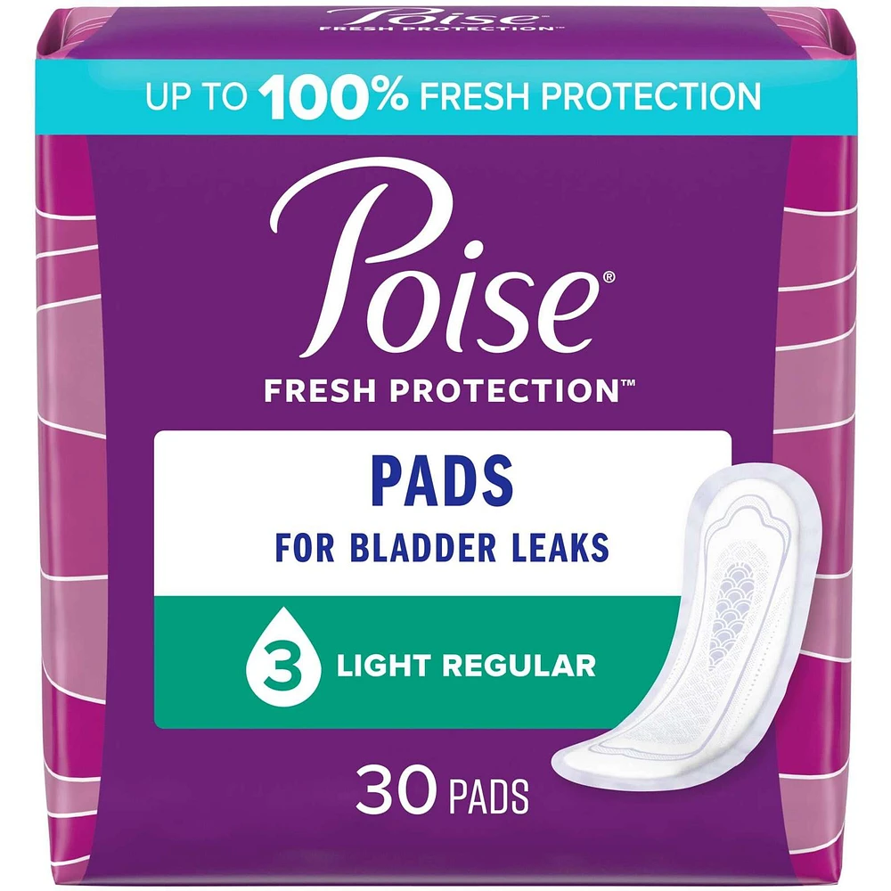 Incontinence Pads, Light Absorbency