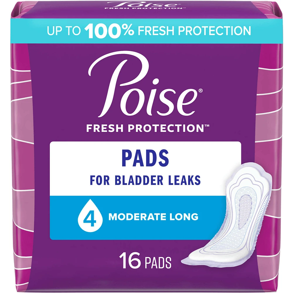 Incontinence Pads, Moderate Absorbency