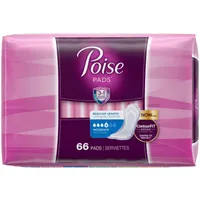 Incontinence Pads, Moderate Absorbency